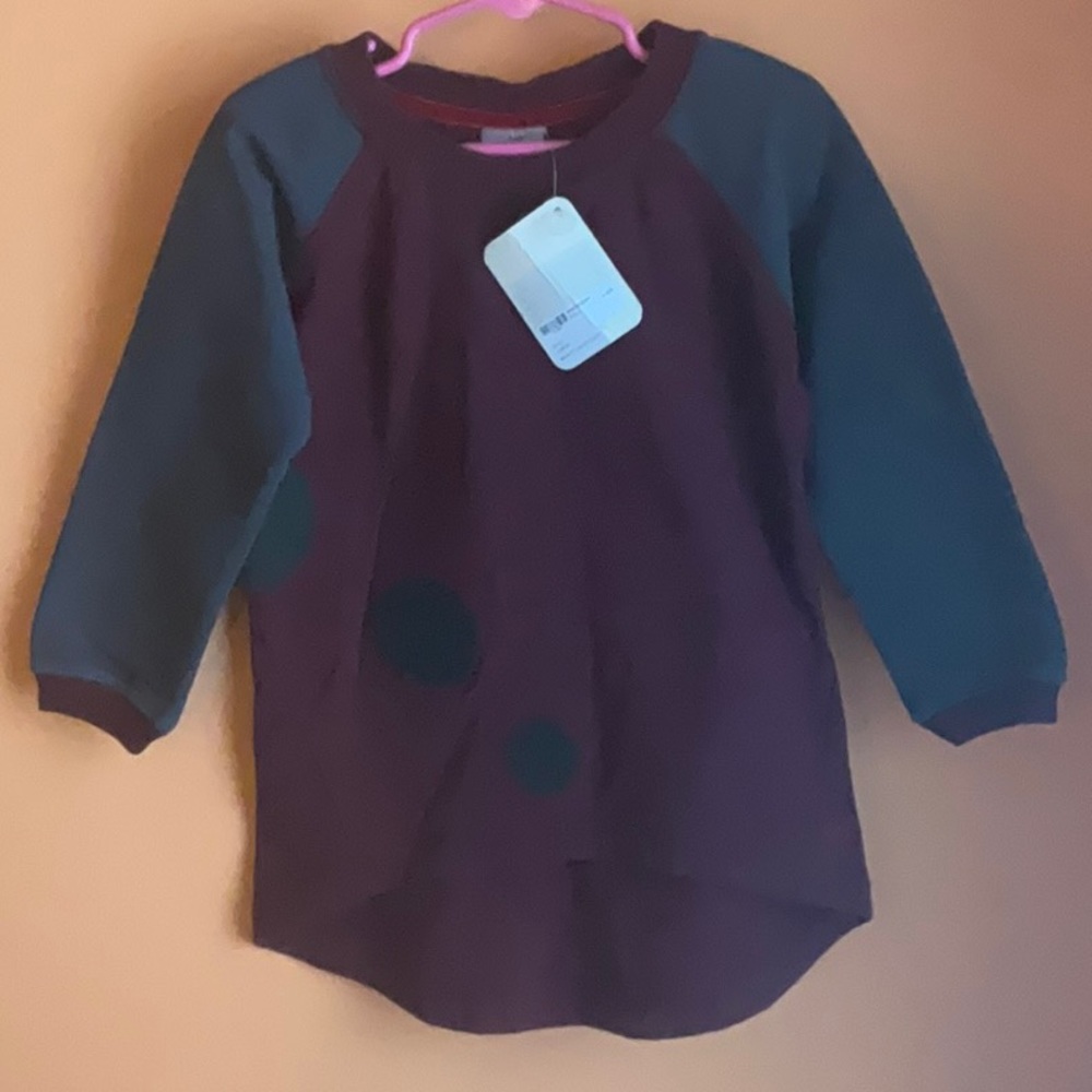 NWT +PEOPLE, ITALY Girls Long Sleeve Top sz AGE 4